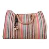 RAINBOW BEIGE BEACH BAG