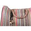 RAINBOW BEIGE BEACH BAG